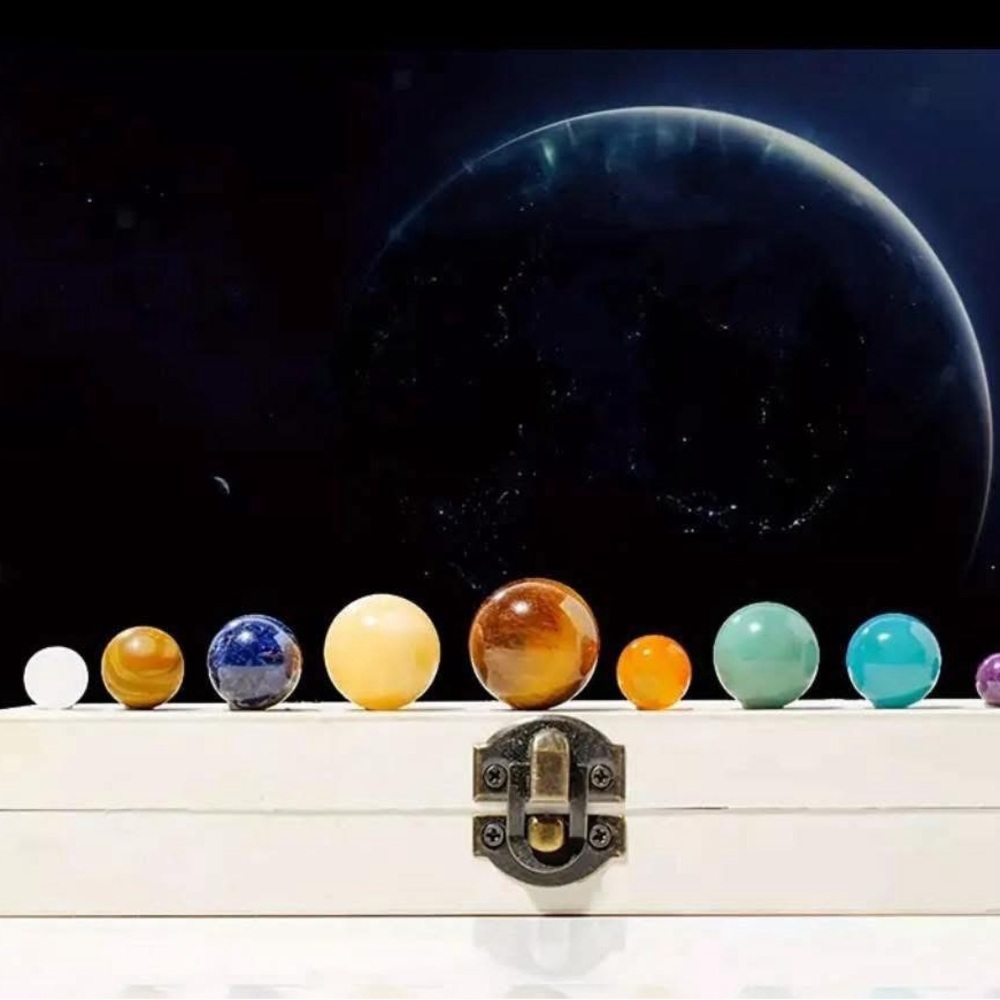 Colorful Planetary genuine stone Set